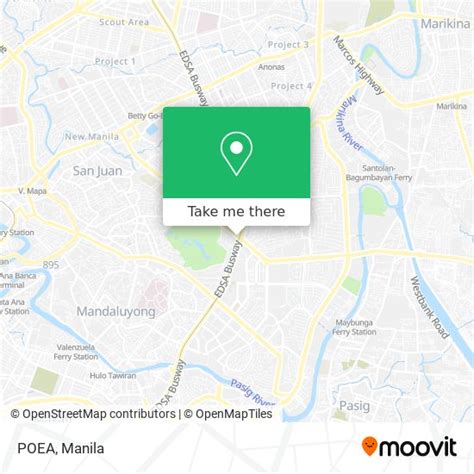POEA Calamba Map .